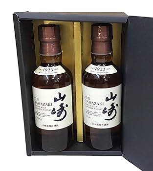 サントリー 山崎 180ml 1本 &山崎 12年 50ml 2本セット Amazon.co.jp: お誕生日おめでとう サントリー 山崎 180ml 2本